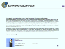 Tablet Screenshot of konkurransesentralen.com